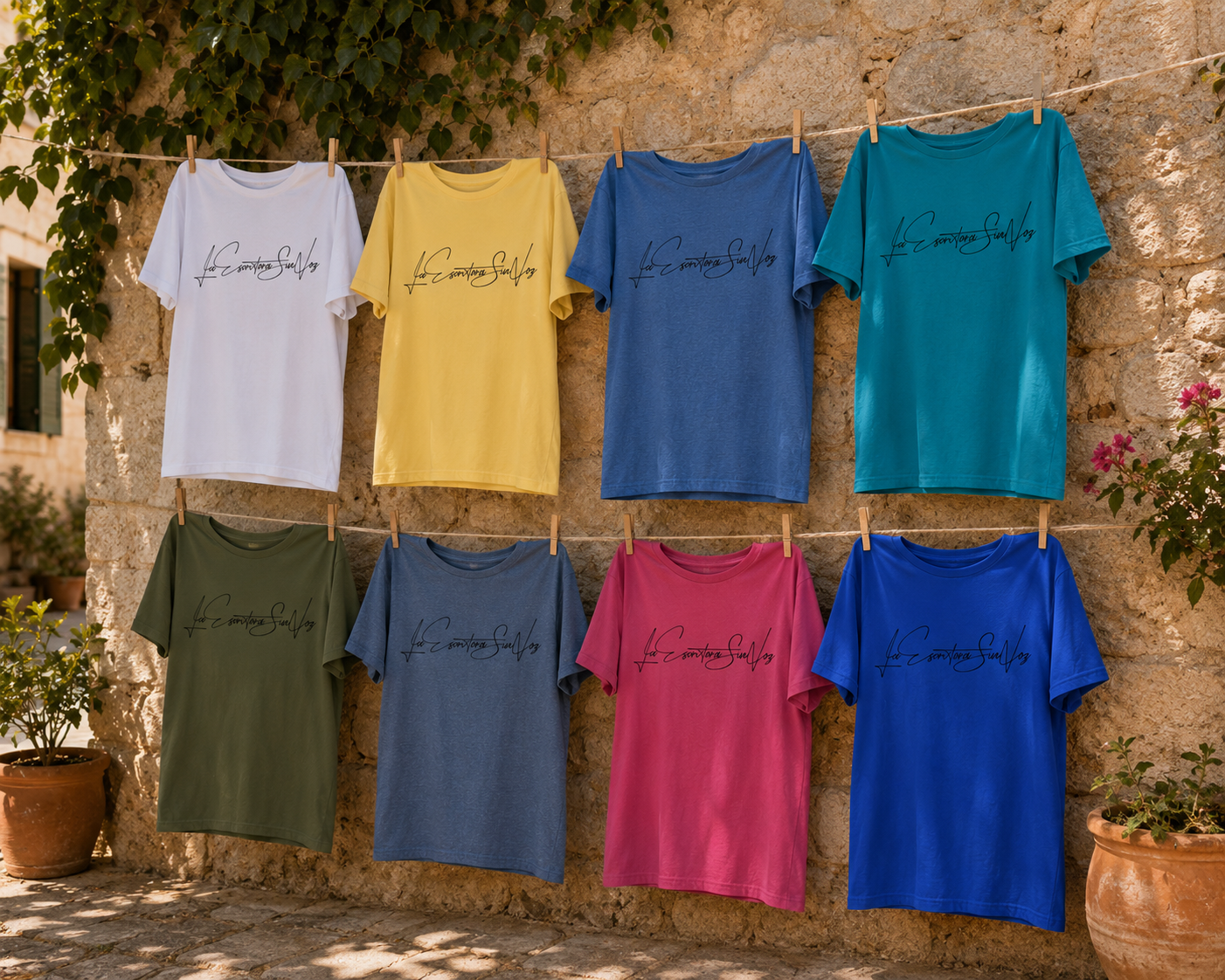 LaEscritoraSinVoz | Camiseta unisex · Firma negra