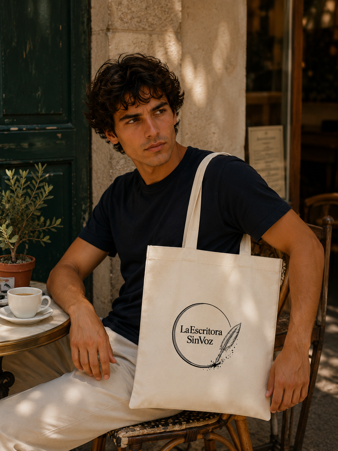 LaEscritoraSinVoz | Tote bag · Logo negro