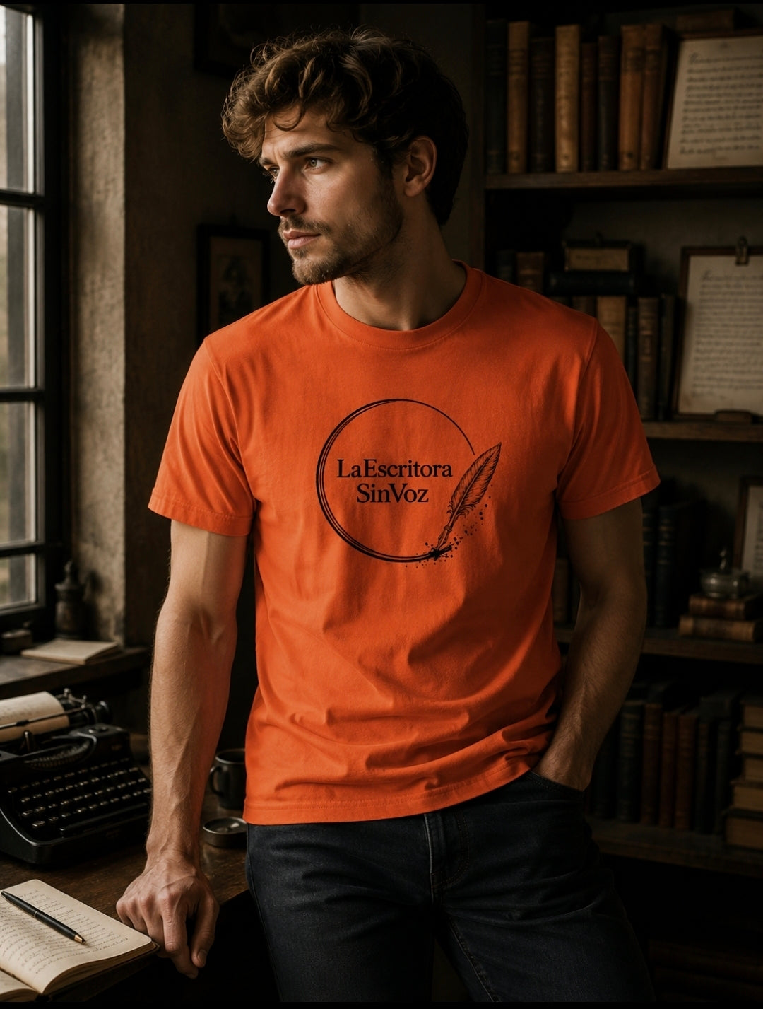 LaEscritoraSinVoz | Camiseta unisex · Logo negro