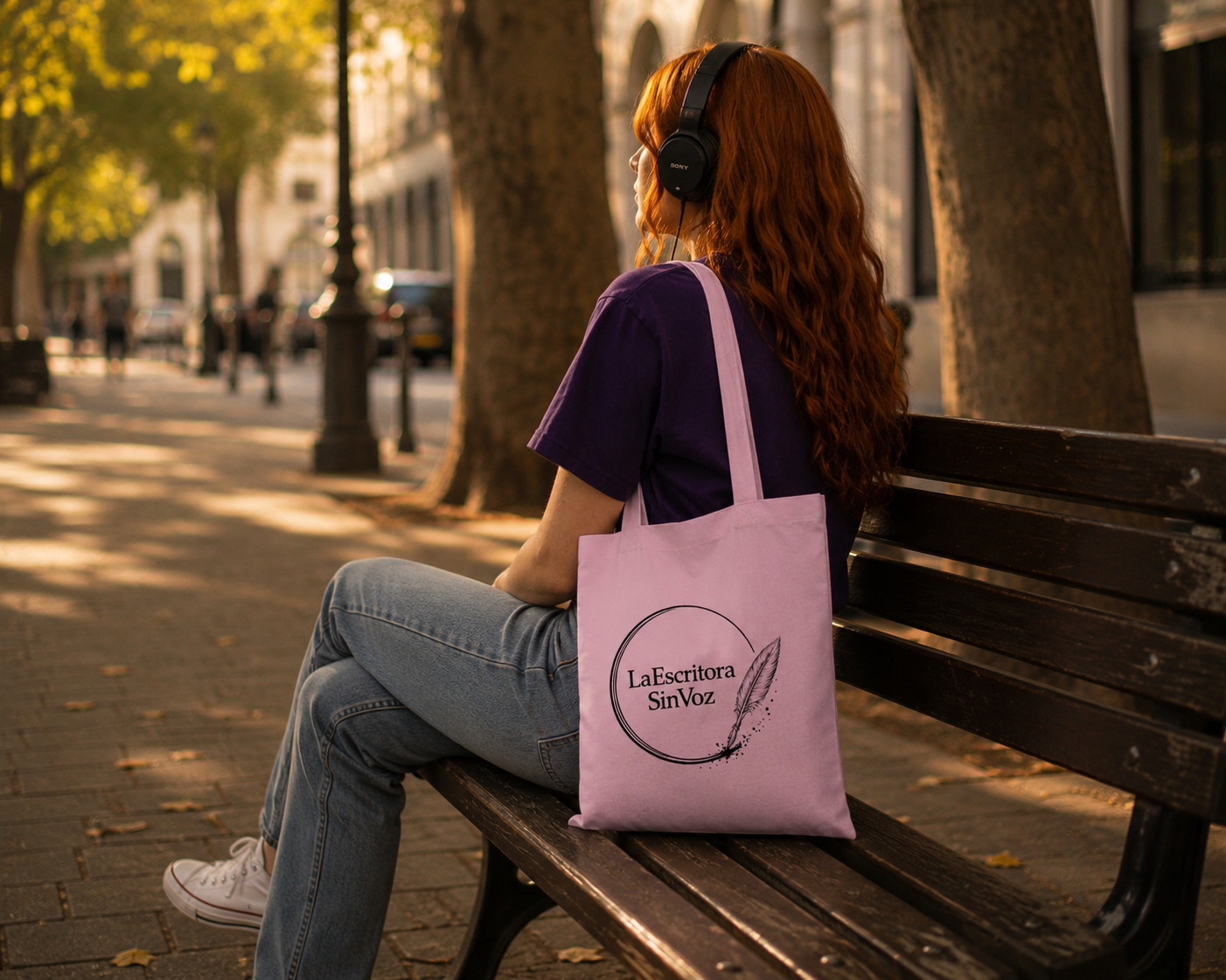 LaEscritoraSinVoz | Tote bag · Logo negro