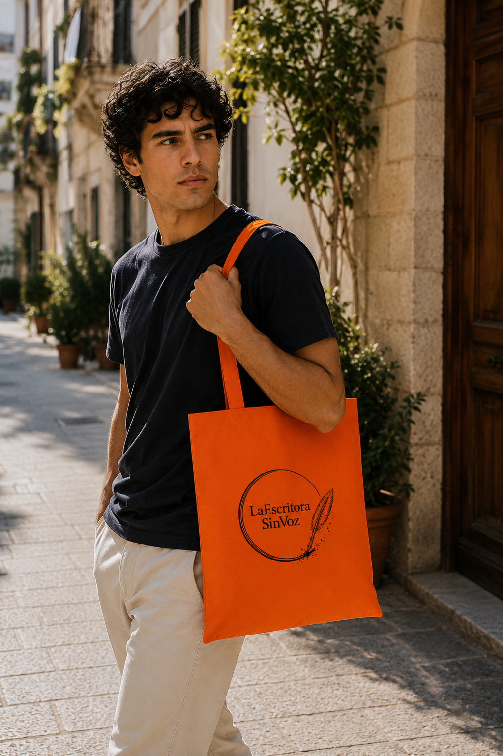 LaEscritoraSinVoz | Tote bag · Logo negro