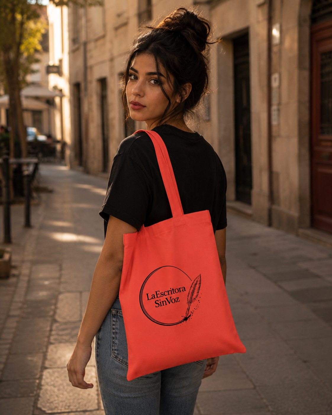 LaEscritoraSinVoz | Tote bag · Logo negro