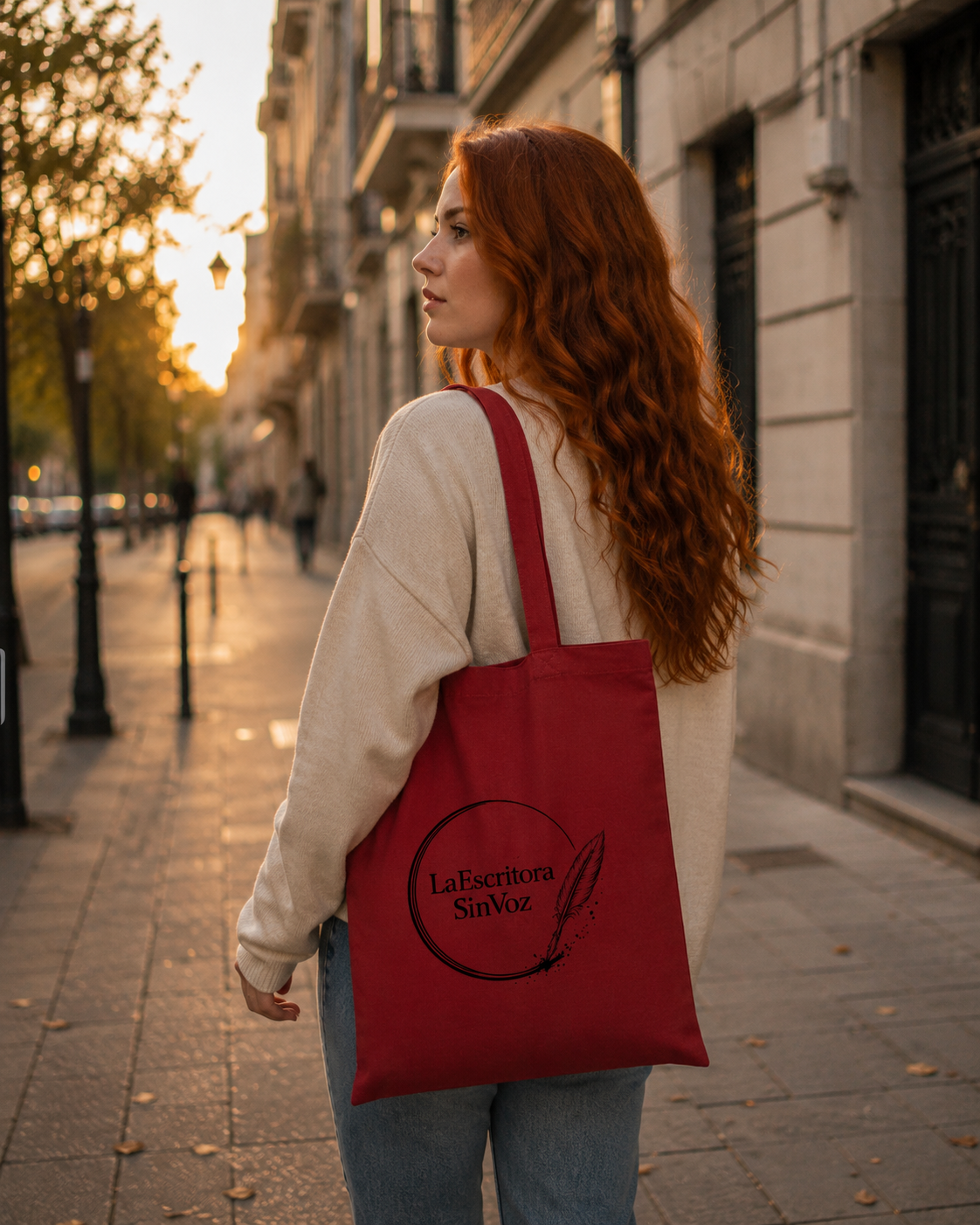 LaEscritoraSinVoz | Tote bag · Logo negro
