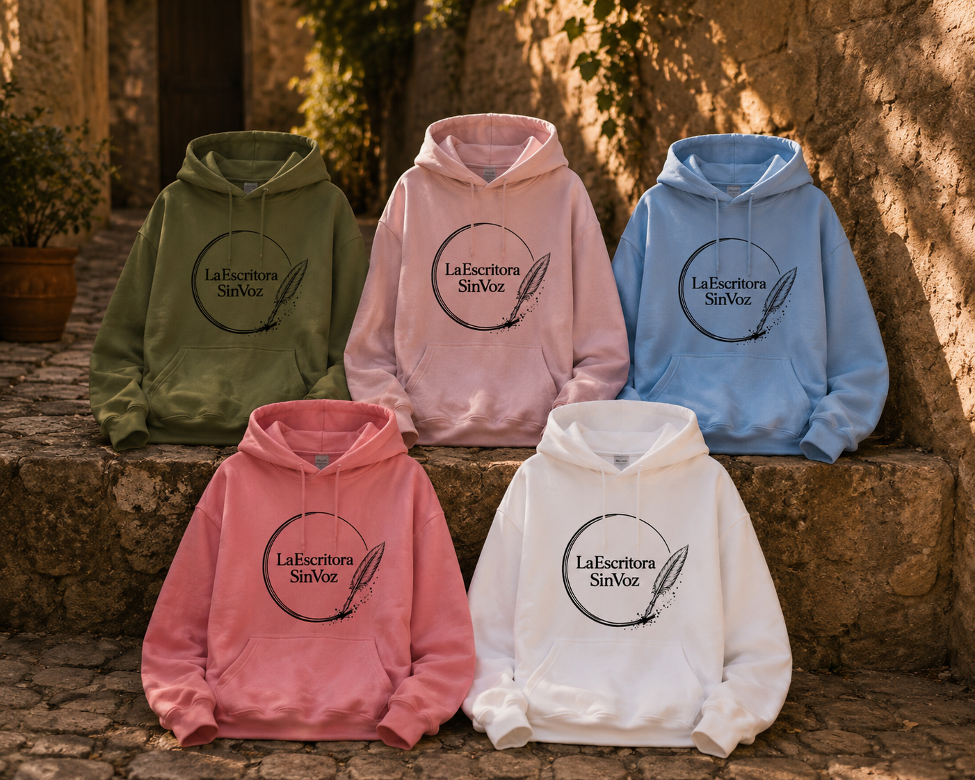 LaEscritoraSinVoz | Sudadera unisex · Logo negro