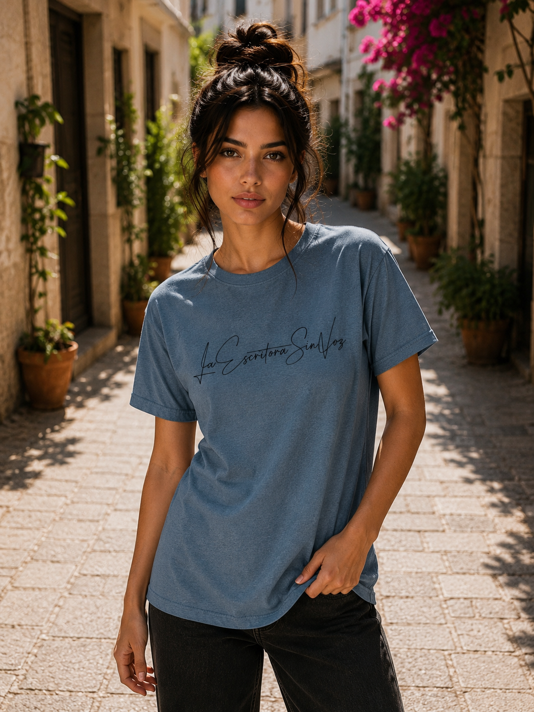 LaEscritoraSinVoz | Camiseta unisex · Firma negra