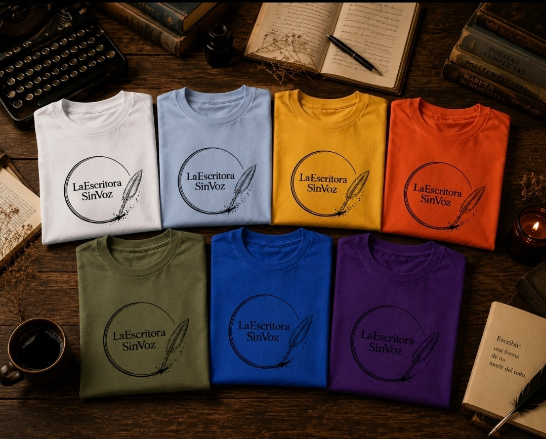 LaEscritoraSinVoz | Camiseta unisex · Logo negro