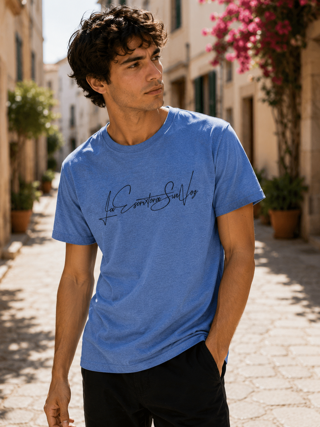 LaEscritoraSinVoz | Camiseta unisex · Firma negra