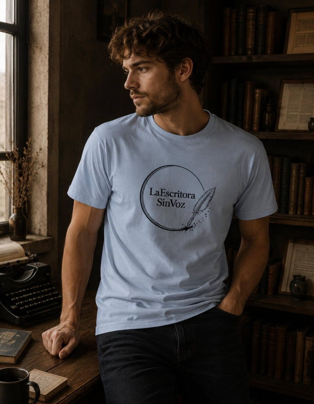LaEscritoraSinVoz | Camiseta unisex · Logo negro