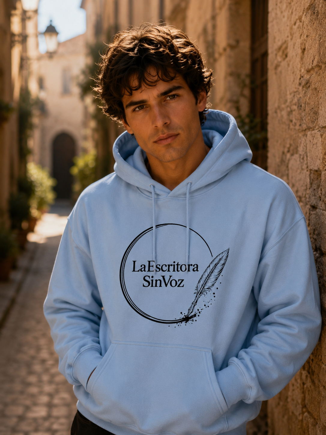 LaEscritoraSinVoz | Sudadera unisex · Logo negro