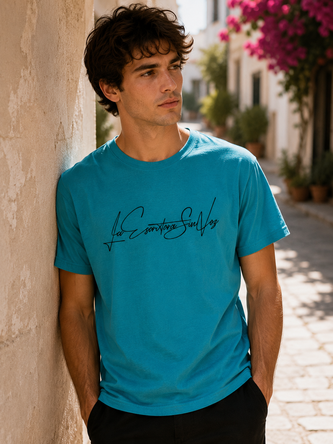 LaEscritoraSinVoz | Camiseta unisex · Firma negra