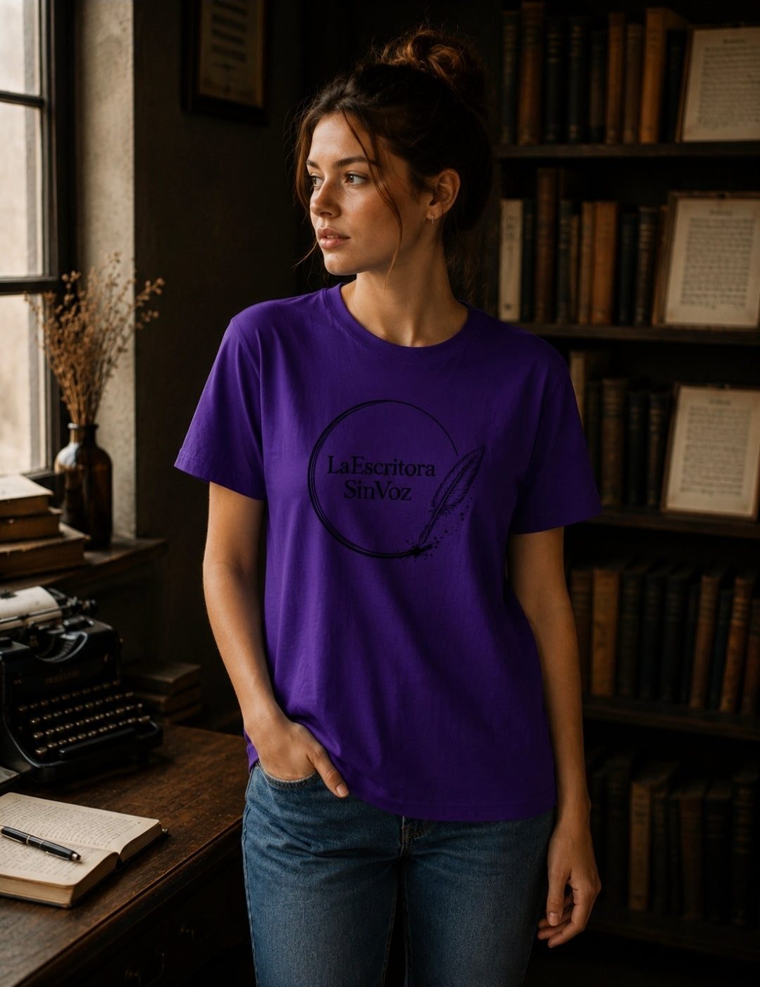 LaEscritoraSinVoz | Camiseta unisex · Logo negro