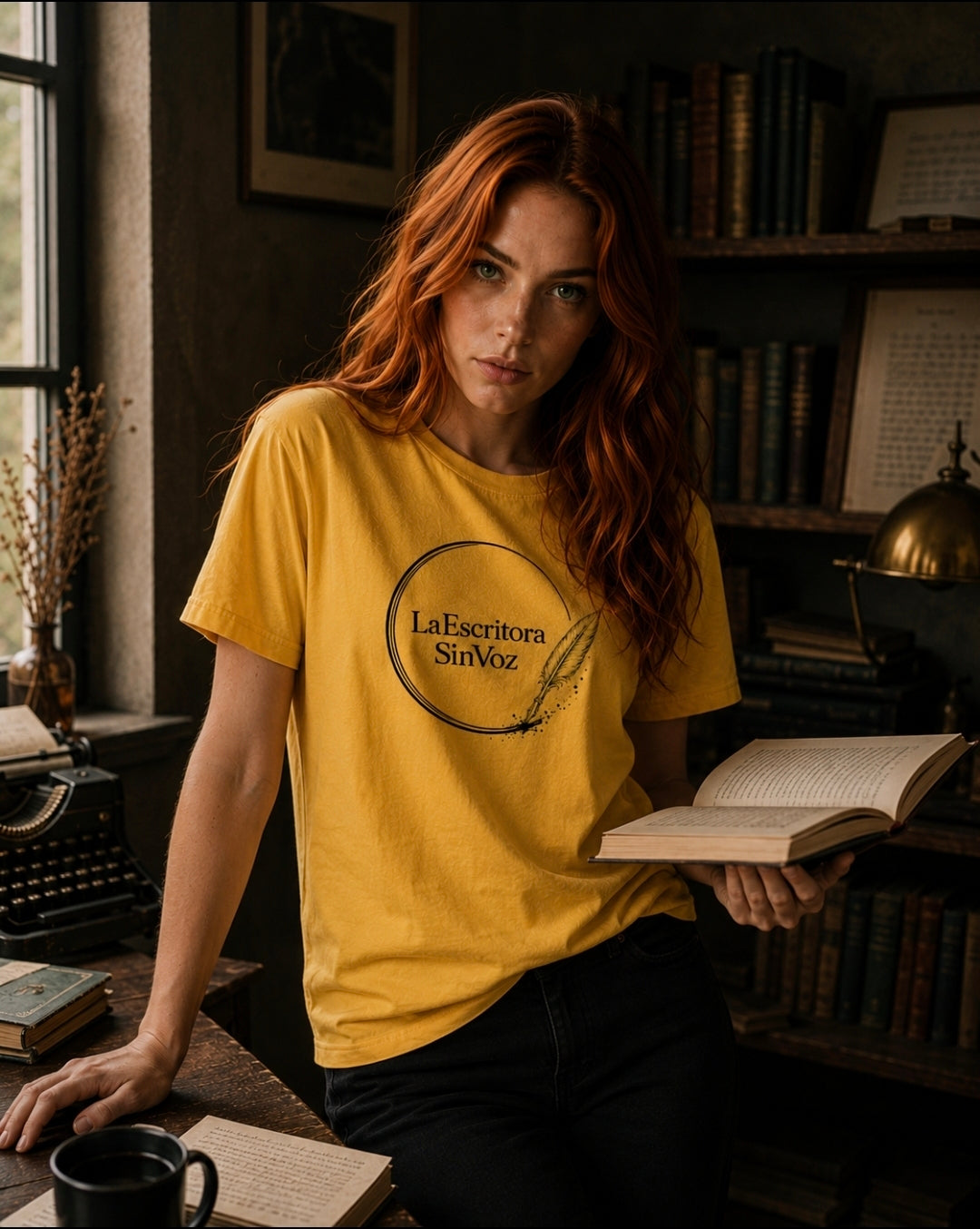 LaEscritoraSinVoz | Camiseta unisex · Logo negro
