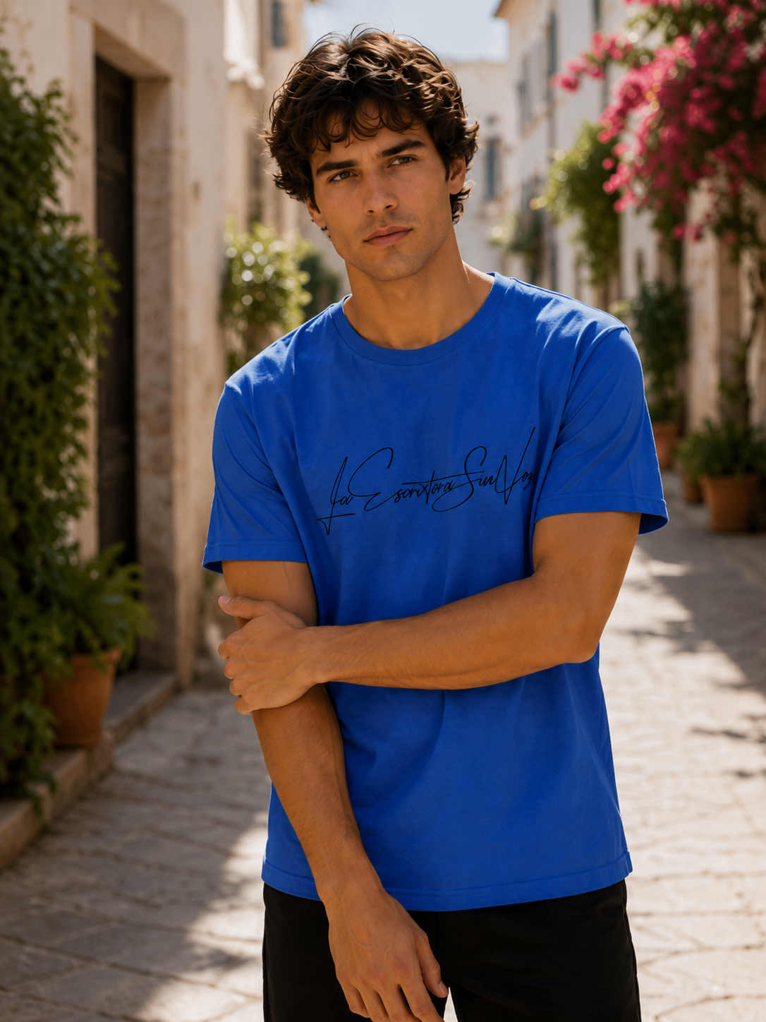 LaEscritoraSinVoz | Camiseta unisex · Firma negra