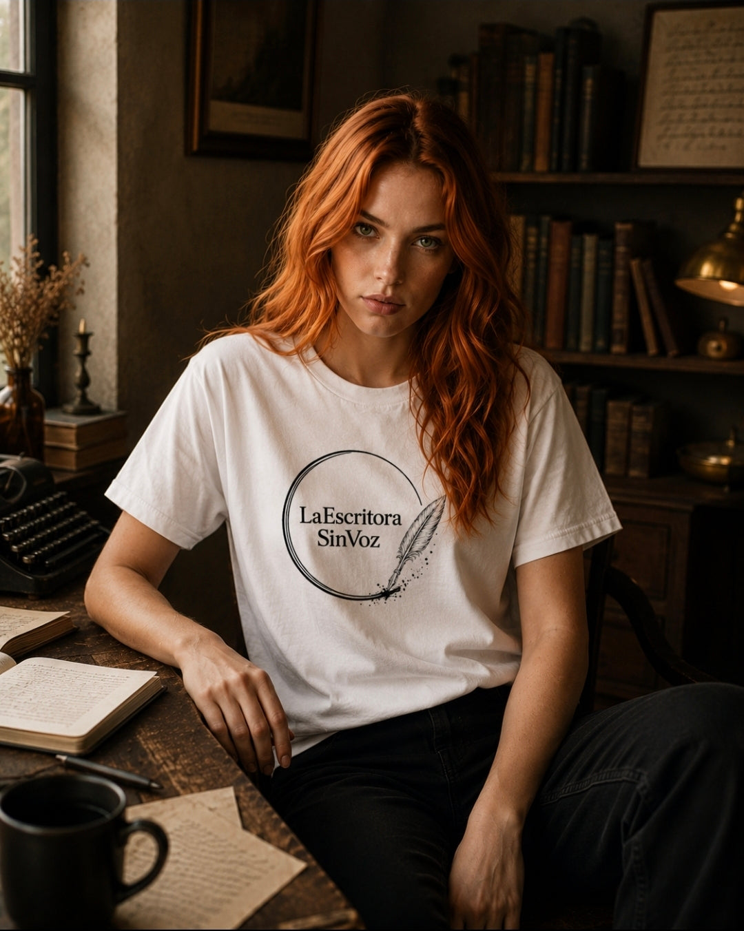 LaEscritoraSinVoz | Camiseta unisex · Logo negro