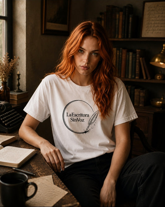 LaEscritoraSinVoz | Camiseta unisex · Logo negro